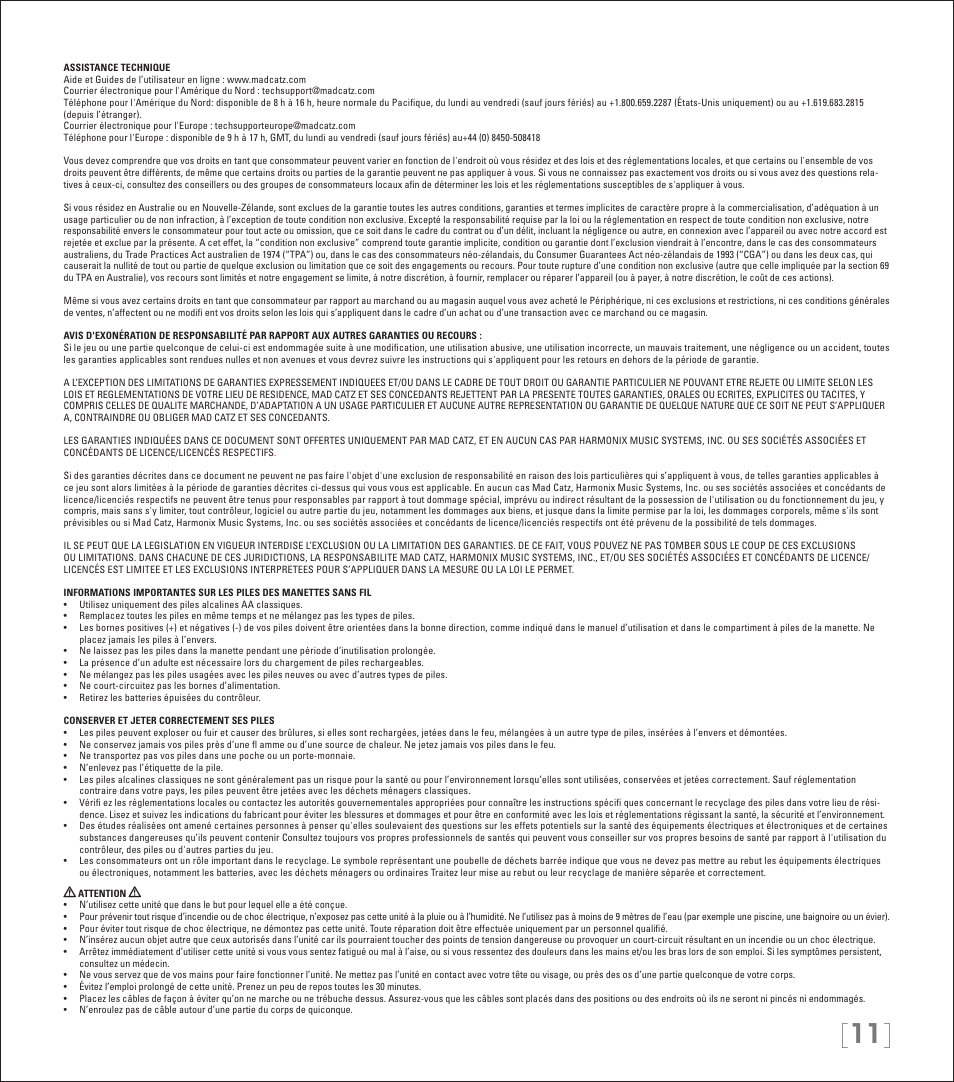 Rock Band Wireless Fender Mustang PRO-Guitar Controller Rock Band 3-Xbox 360 User Manual | Page 11 / 32