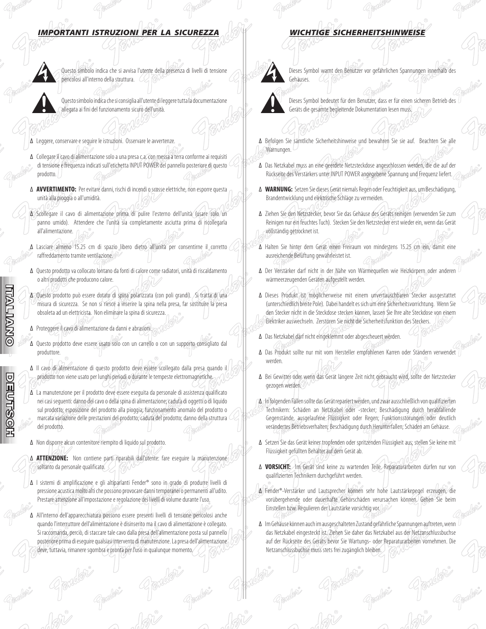 Fender Princeton 65 Reverb Amp User Manual | Page 4 / 20
