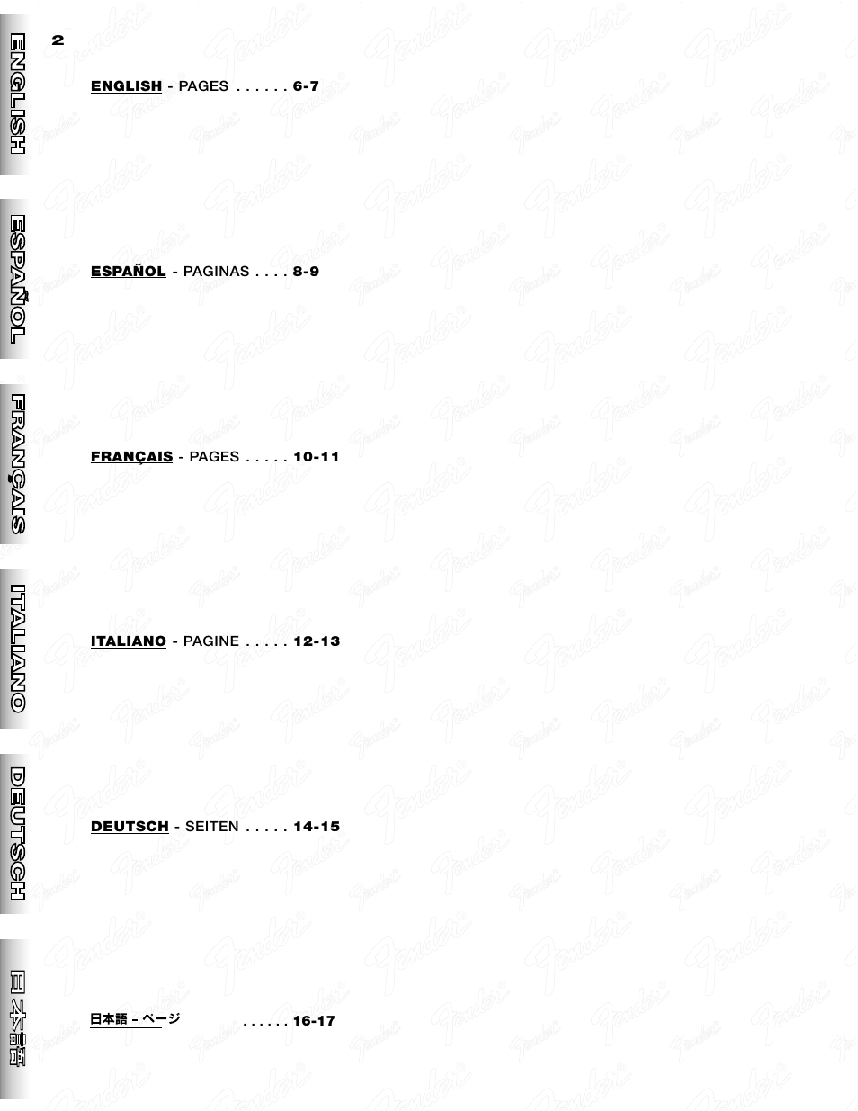Fender 64 Vibroverb User Manual | Page 2 / 20