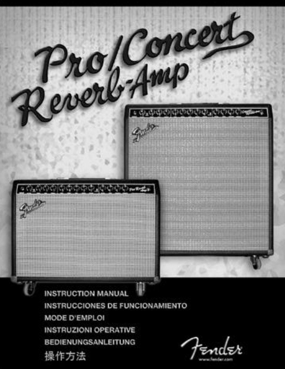 Fender Pro Reverb Amp User Manual | 28 pages