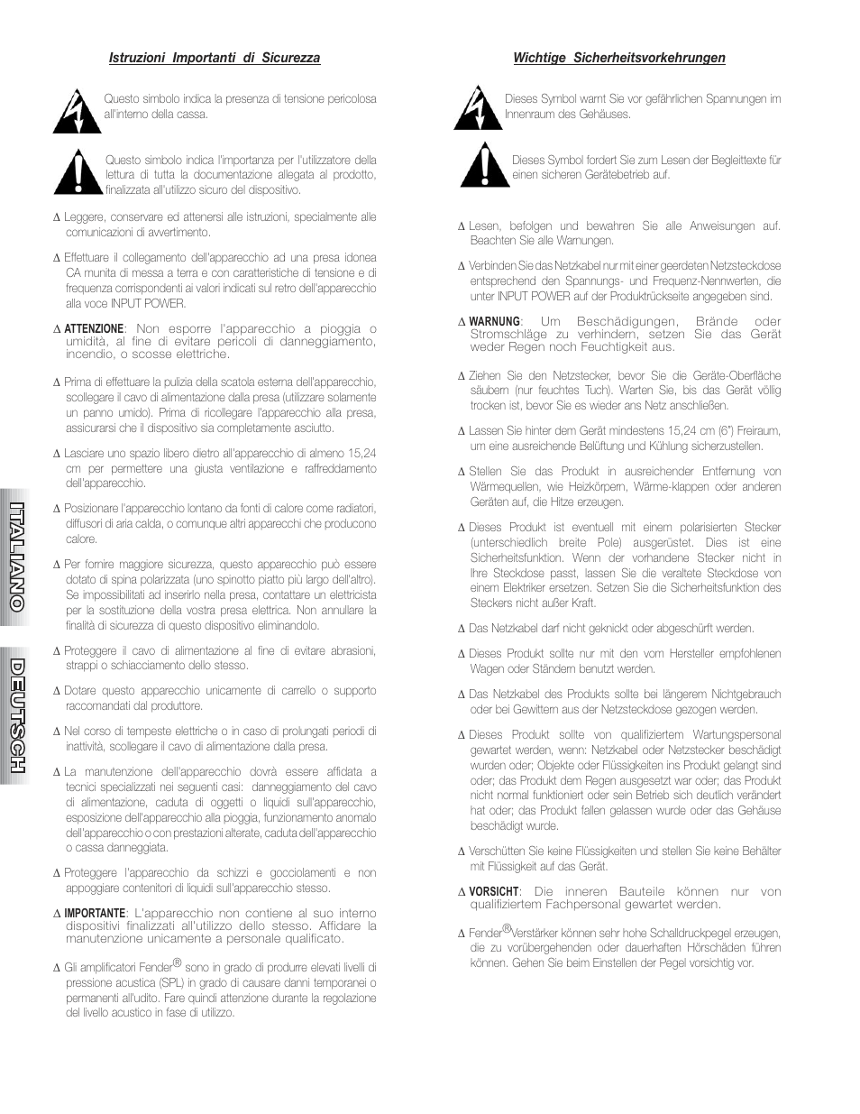Fender MB-1200 User Manual | Page 4 / 20