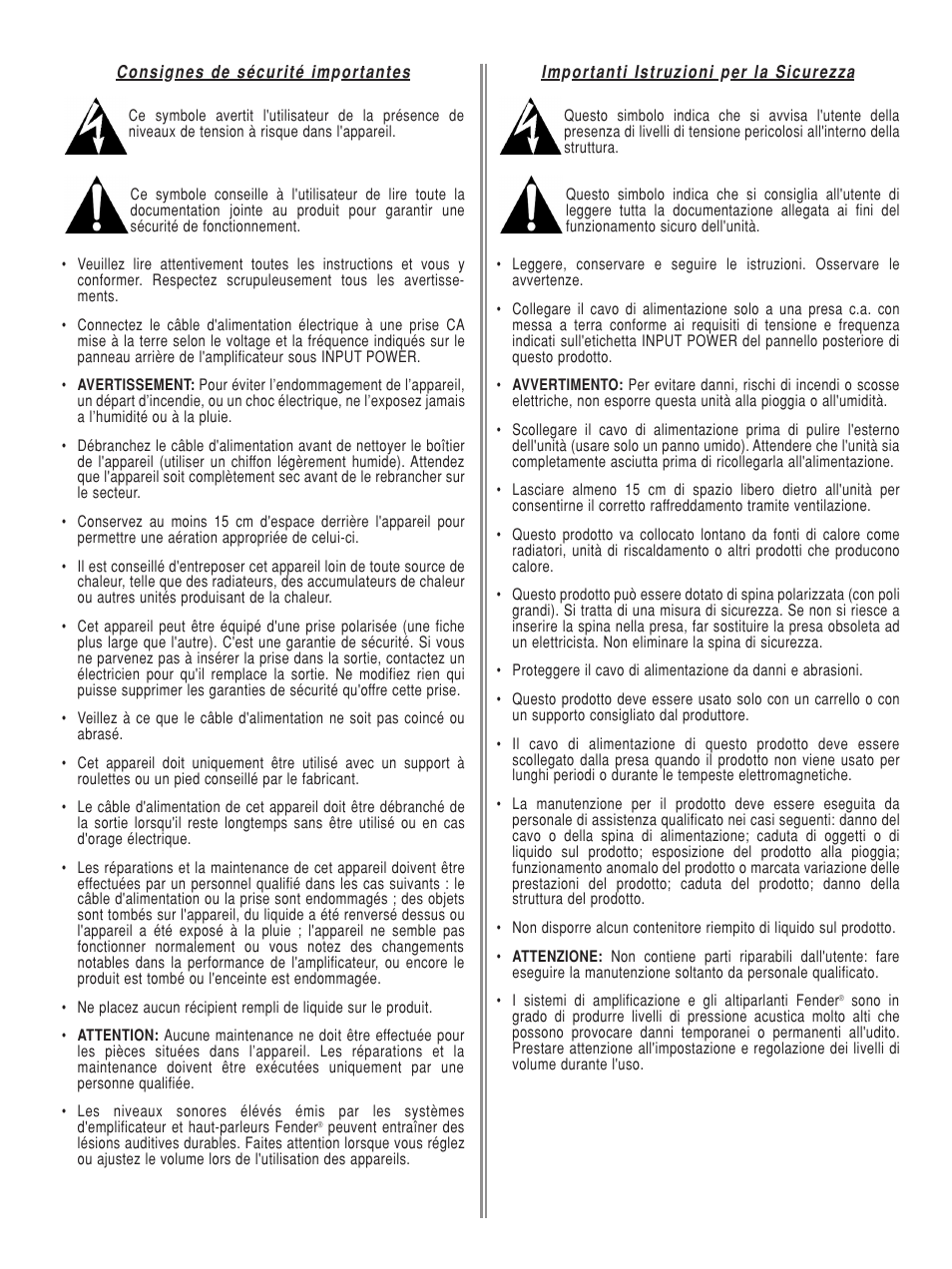 Fender Frontman 60B User Manual | Page 4 / 20