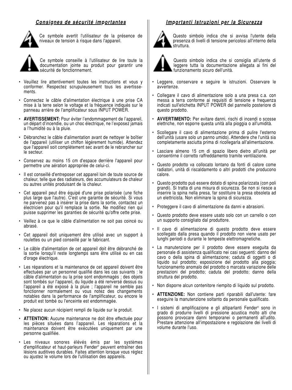 Fender Rumble 25 User Manual | Page 4 / 20