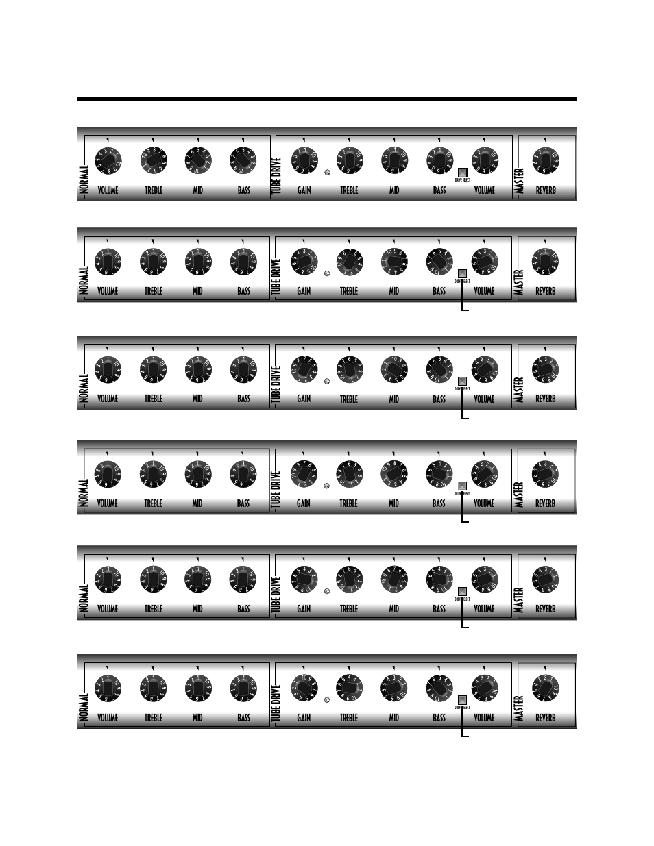 Roc pro 700 sound settings | Fender ROC PRO 700 User Manual | Page 5 / 11