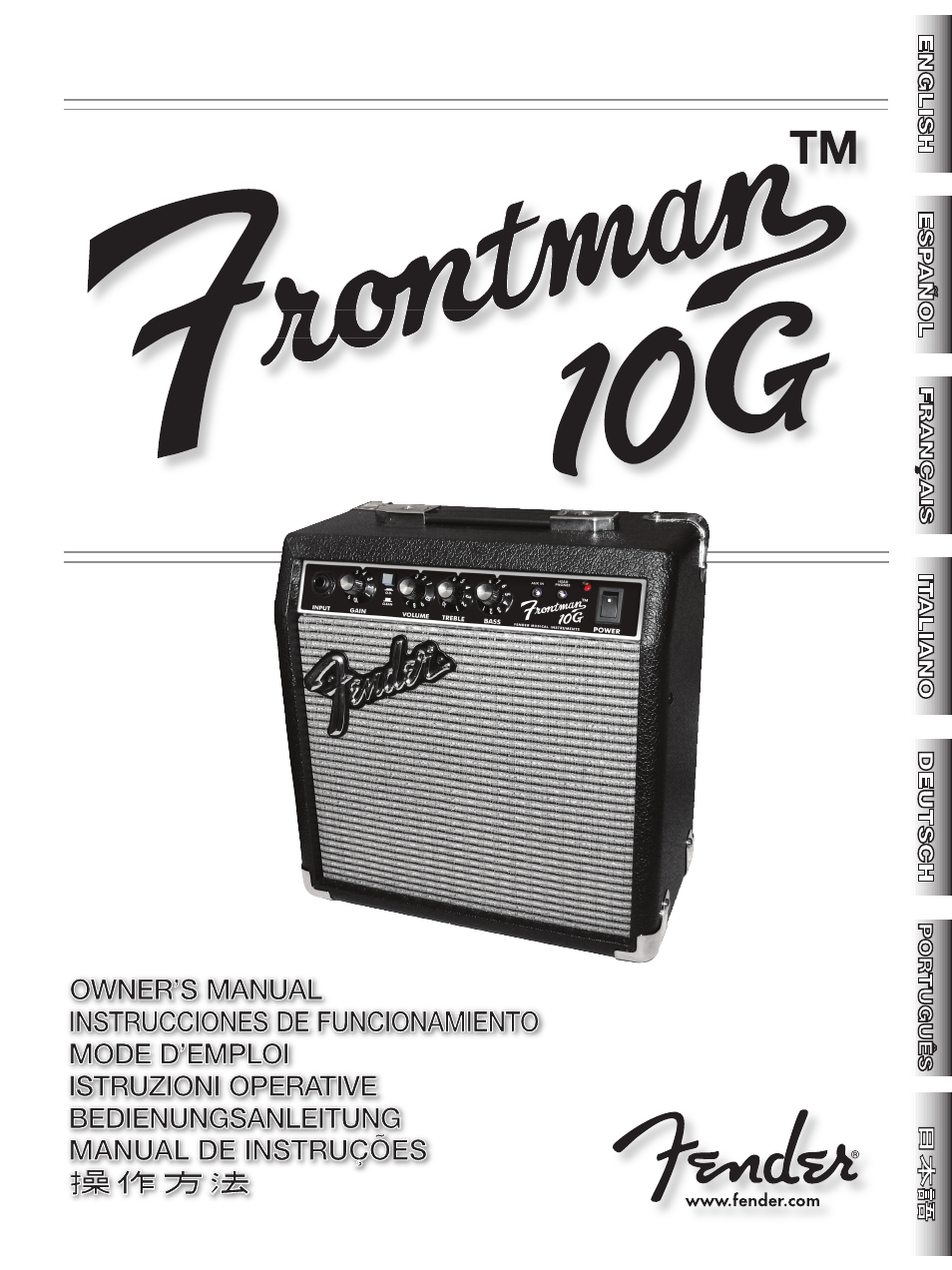 Fender Frontman 10G User Manual | 16 pages