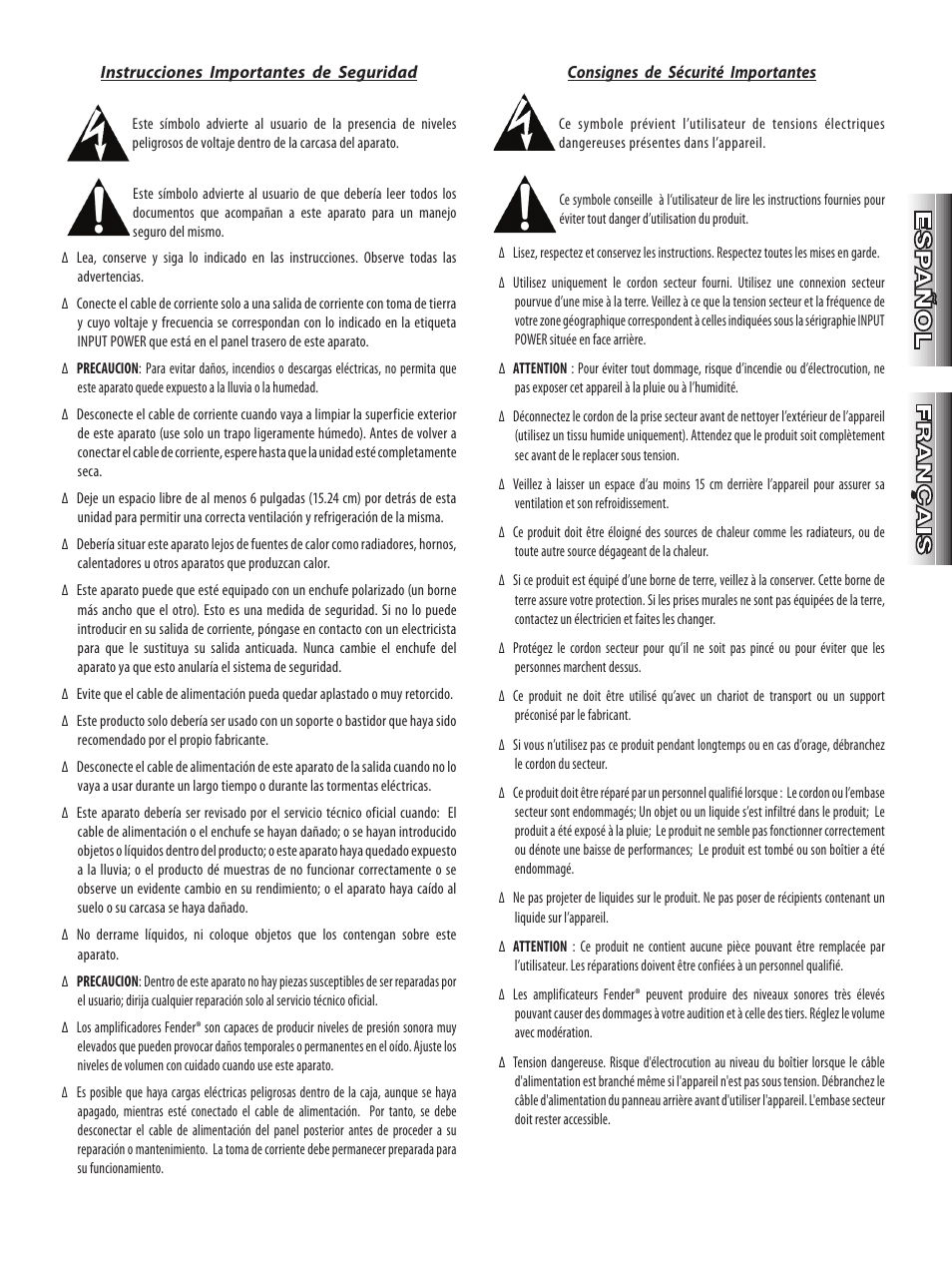 Fender Frontman 10G User Manual | Page 3 / 16