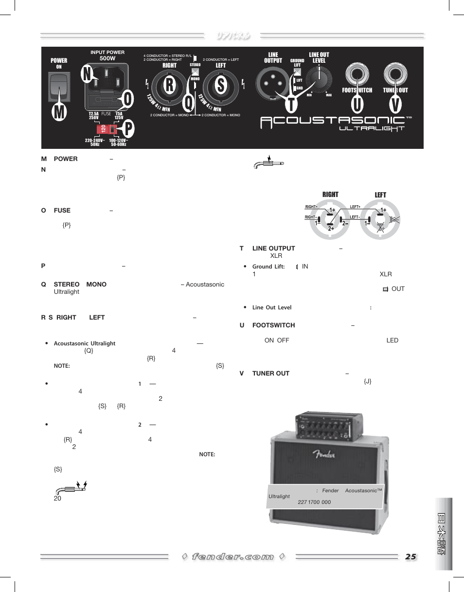 Fender Acoustasonic Ultralight User Manual | Page 25 / 28