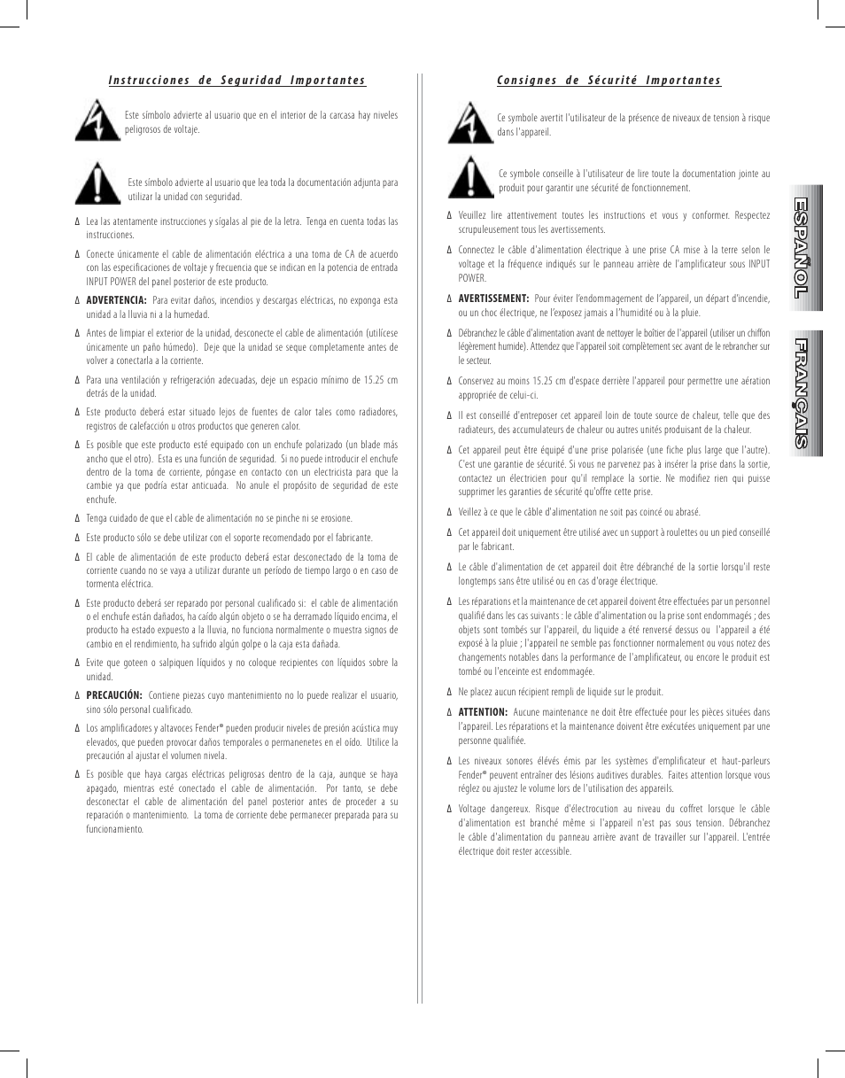 Fender Acoustasonic Ultralight User Manual | Page 3 / 28