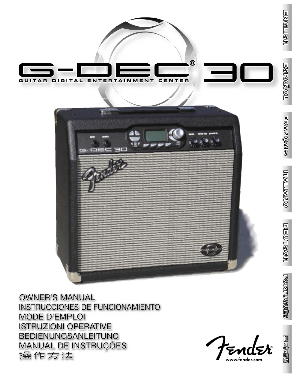 Fender G-DEC 30 User Manual | 128 pages
