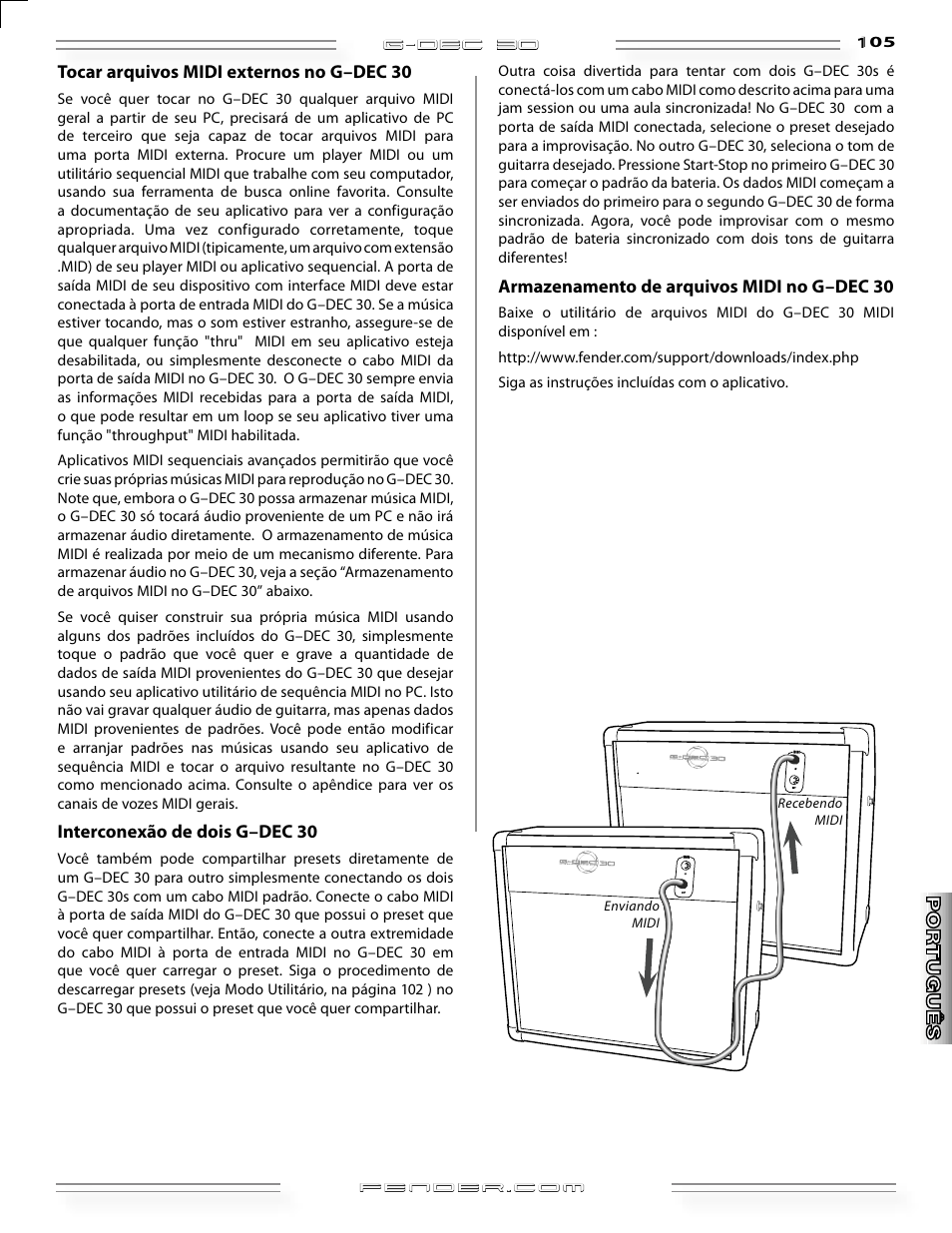 Fender G-DEC 30 User Manual | Page 105 / 128