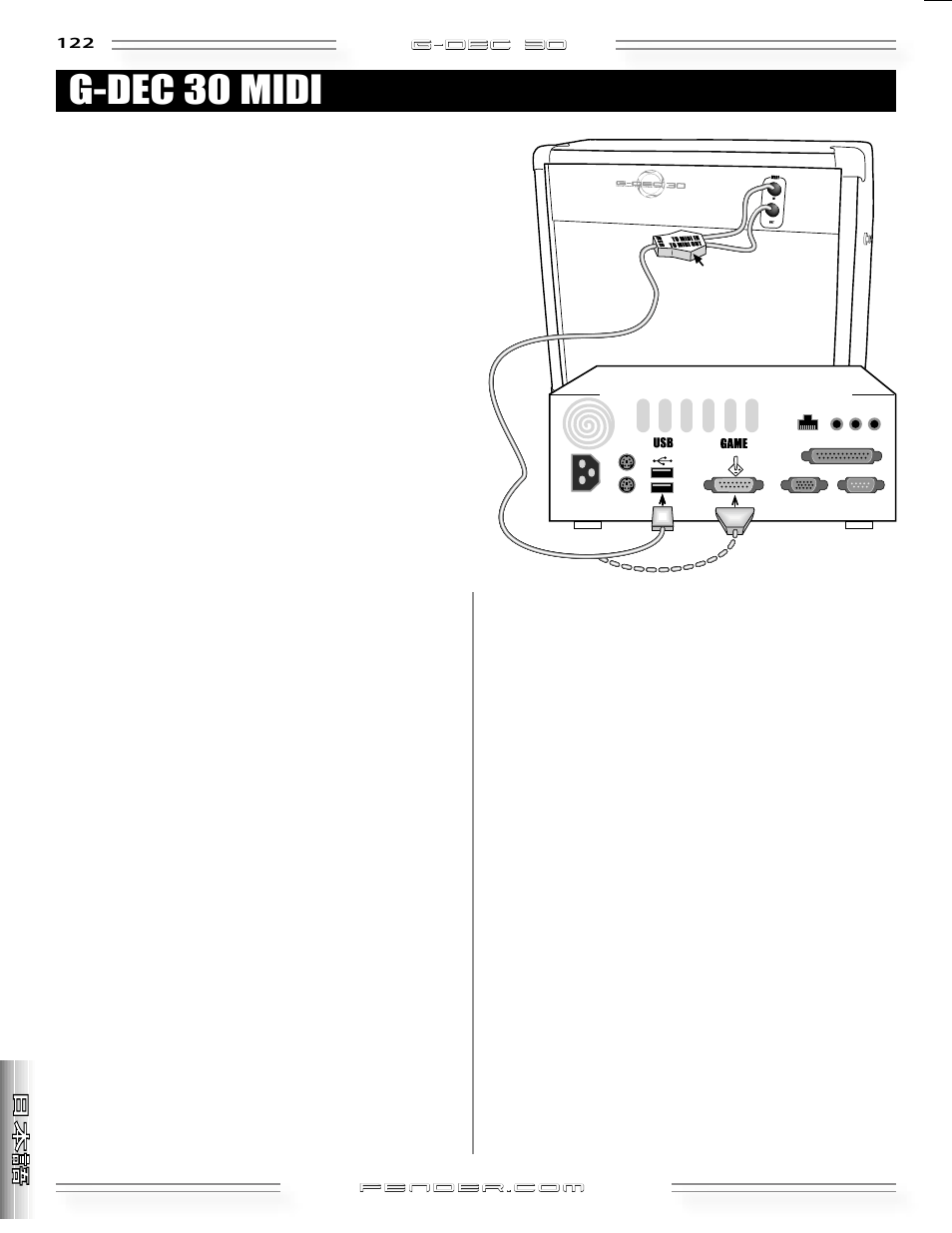 G-dec 30 midi | Fender G-DEC 30 User Manual | Page 122 / 128