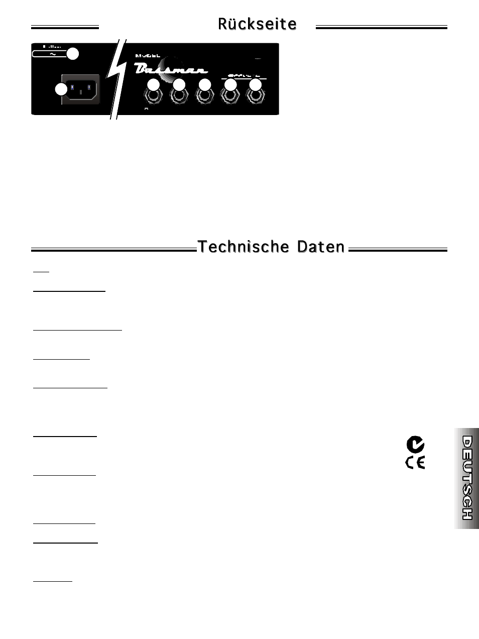 Fender Bassman 25 User Manual | Page 13 / 16