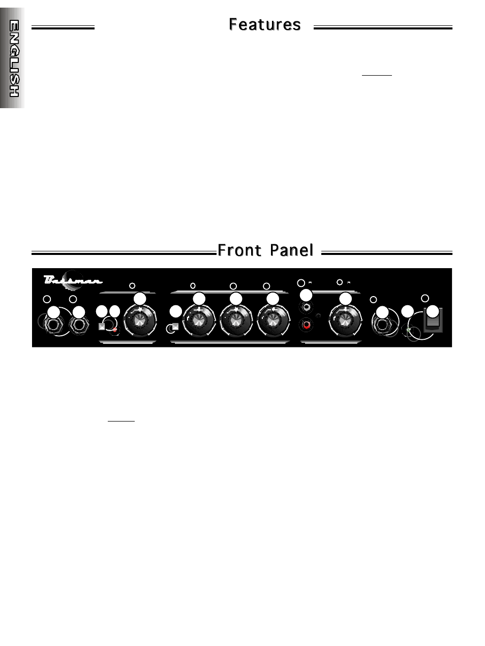 Fender Bassman 25 User Manual | Page 4 / 16