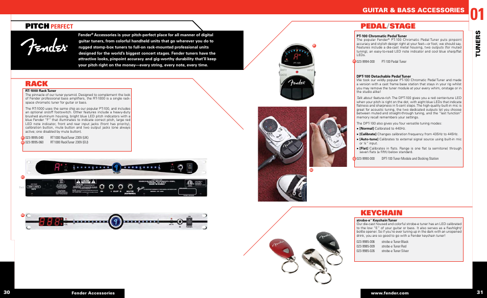 Fender Guitar & Bass Accessories User Manual | 15 pages