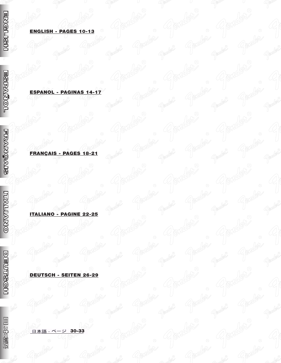 Fender ACE-1515 User Manual | Page 2 / 36