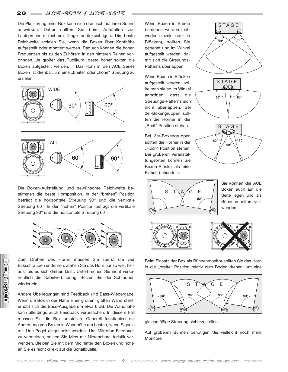 Fender ACE-1515 User Manual | Page 28 / 36