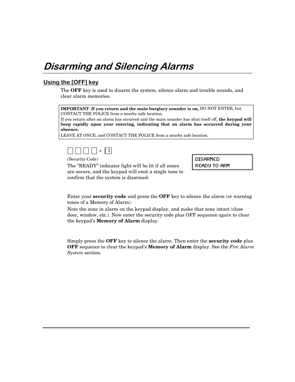 Lvduplqjdqg6lohqflqj$odupv | First Alert FA168C User Manual | Page 18 / 56
