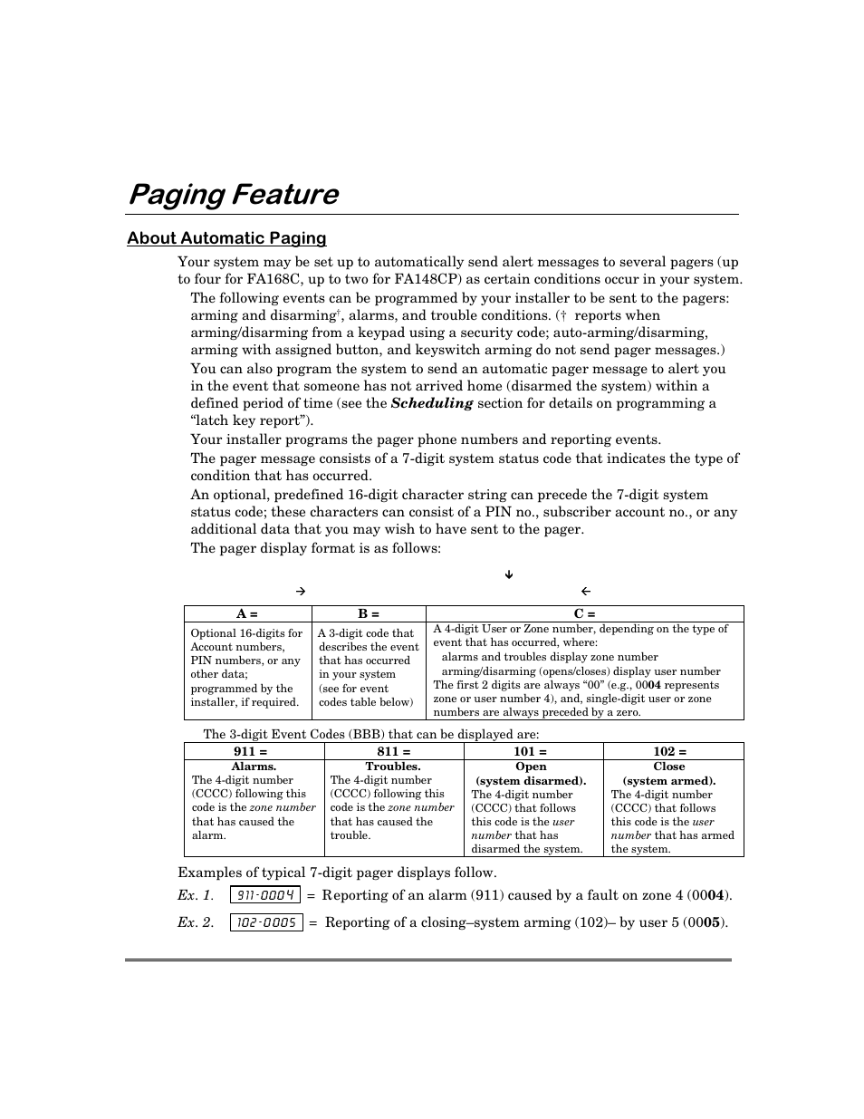 3djlqj)hdwxuh, Erxw$xwrpdwlf3djlqj | First Alert FA168C User Manual | Page 26 / 56
