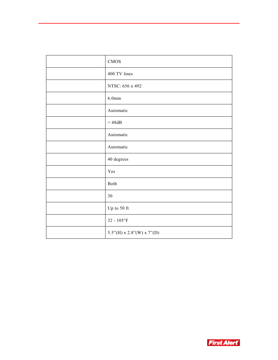 First Alert 4800 User Manual | Page 105 / 107