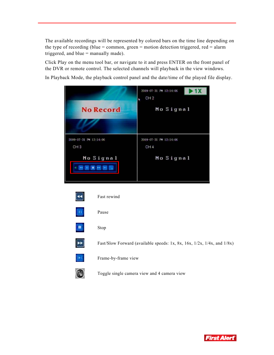 First Alert 4800 User Manual | Page 23 / 107