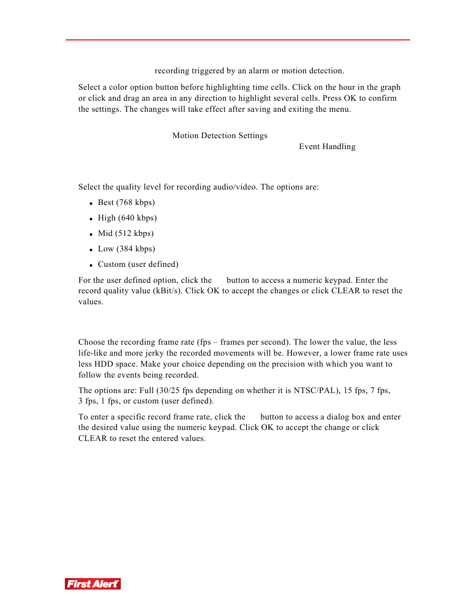 First Alert 4800 User Manual | Page 40 / 107