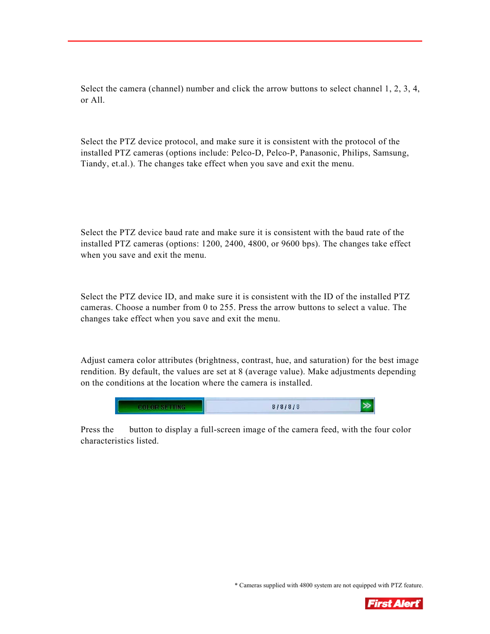 First Alert 4800 User Manual | Page 43 / 107
