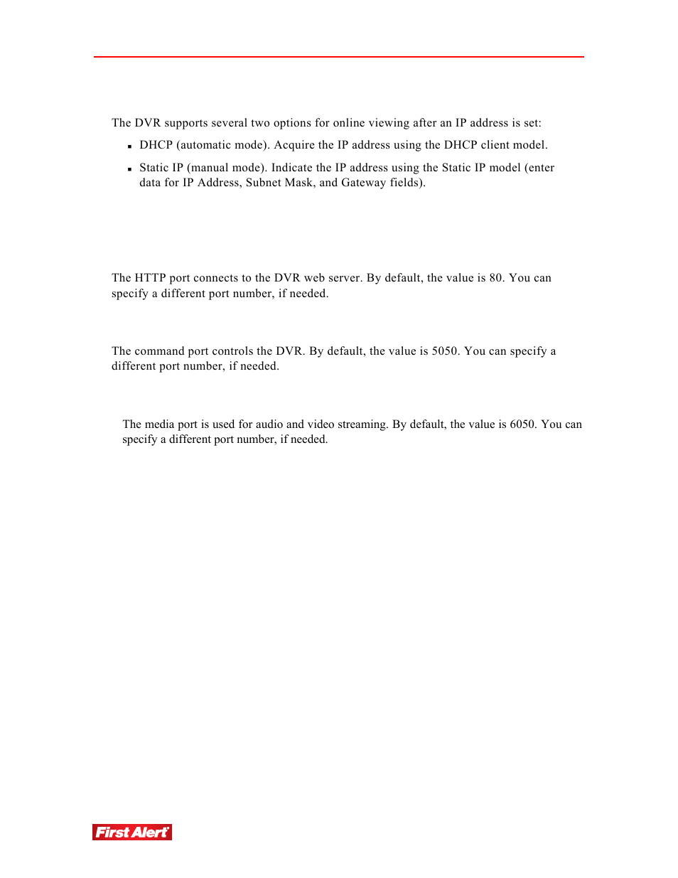 First Alert 4800 User Manual | Page 50 / 107