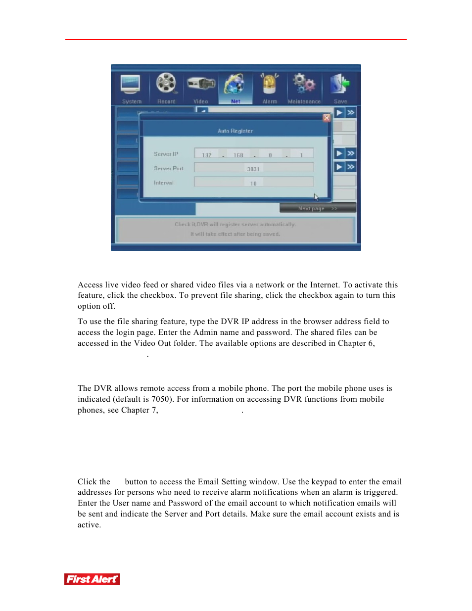 First Alert 4800 User Manual | Page 54 / 107