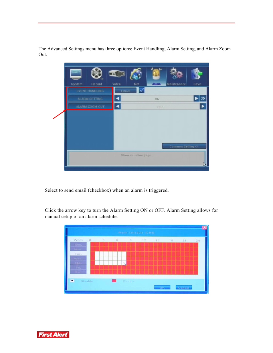 First Alert 4800 User Manual | Page 58 / 107