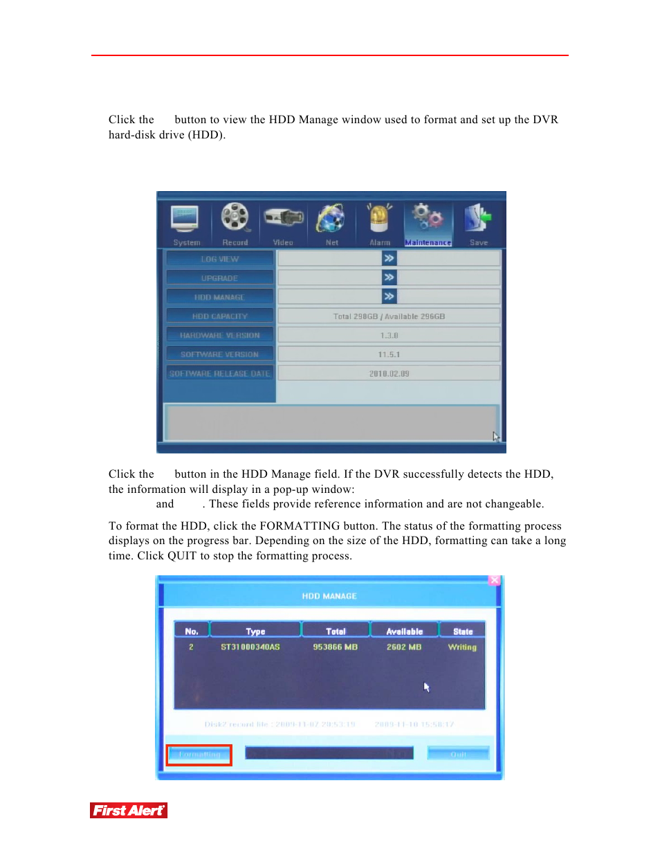 First Alert 4800 User Manual | Page 62 / 107