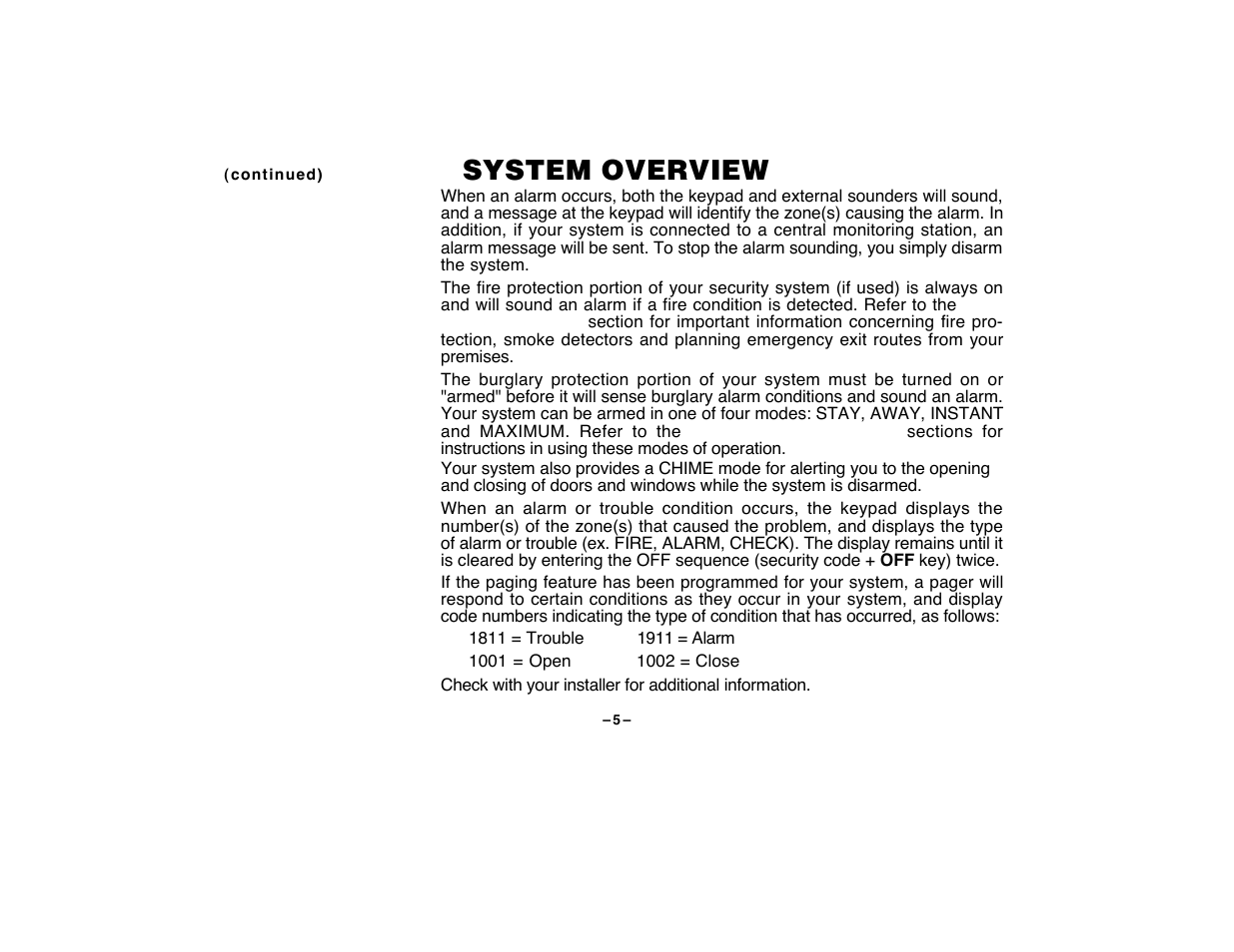 System overview | First Alert FA120C User Manual | Page 5 / 44