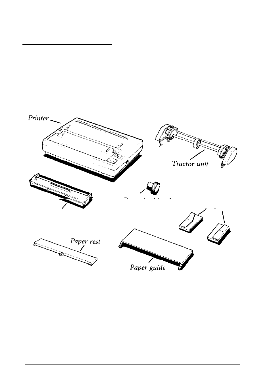 Identifying printer parts | First Alert ACTION T-1000 User Manual | Page 9 / 94