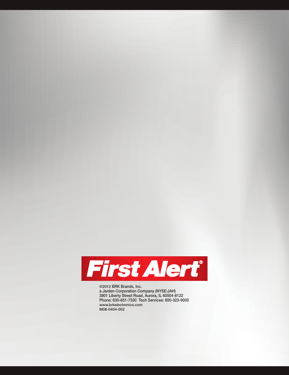 First Alert DigitalDVR PRO-D1610 User Manual | Page 12 / 12