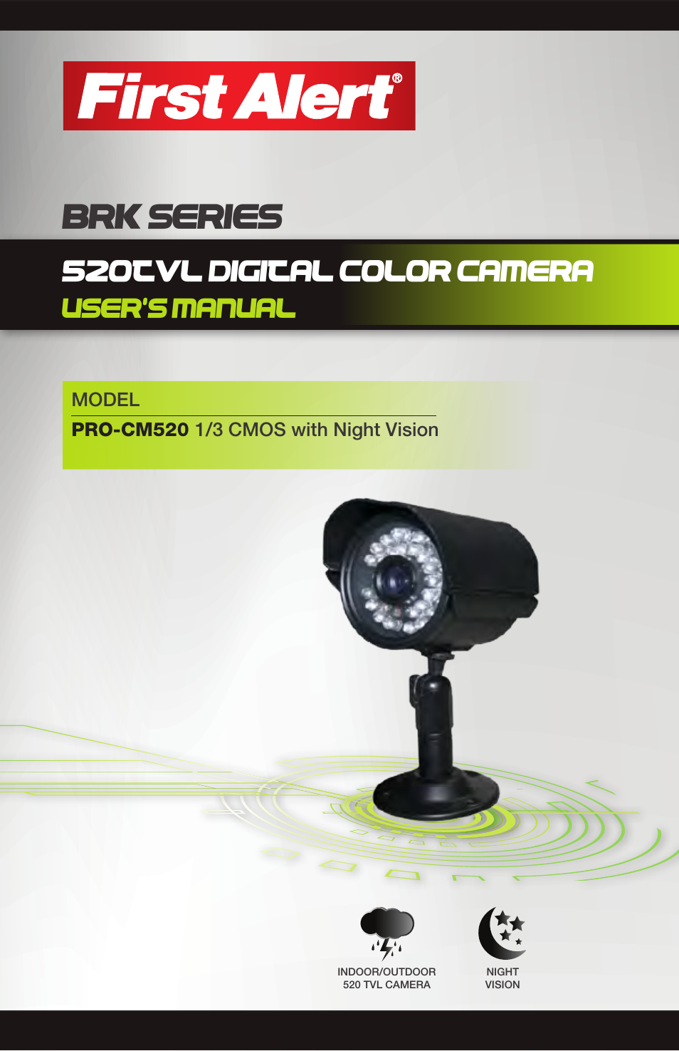 First Alert DIgital Color Camera S20CVL User Manual | 5 pages