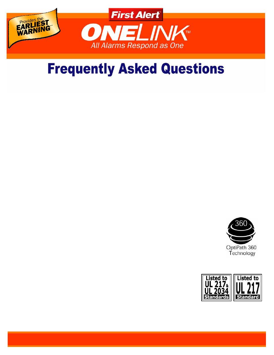 First Alert ONELINK CM2837 User Manual | Page 7 / 9