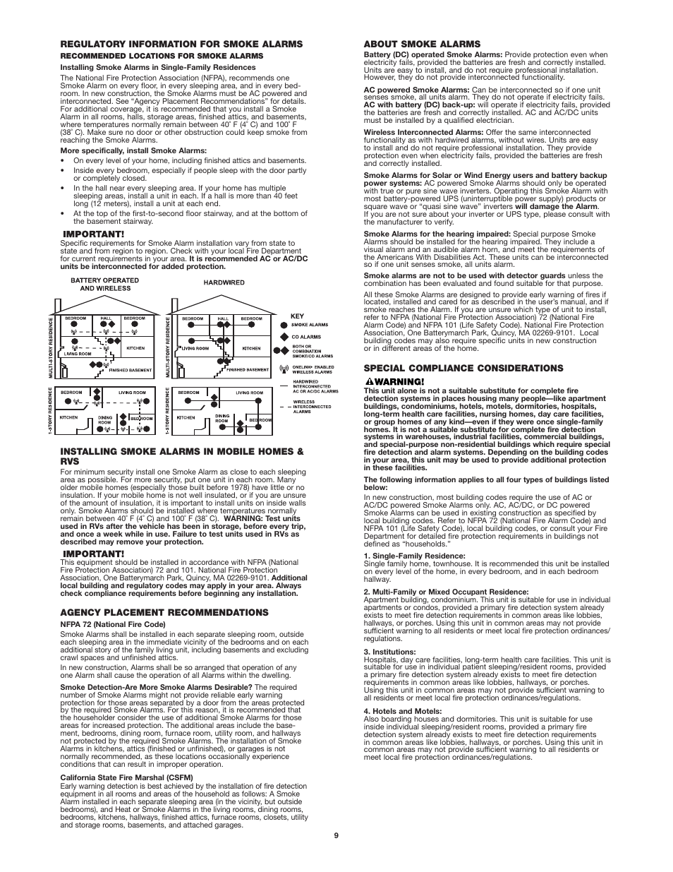 First Alert SC9120B User Manual | Page 9 / 11