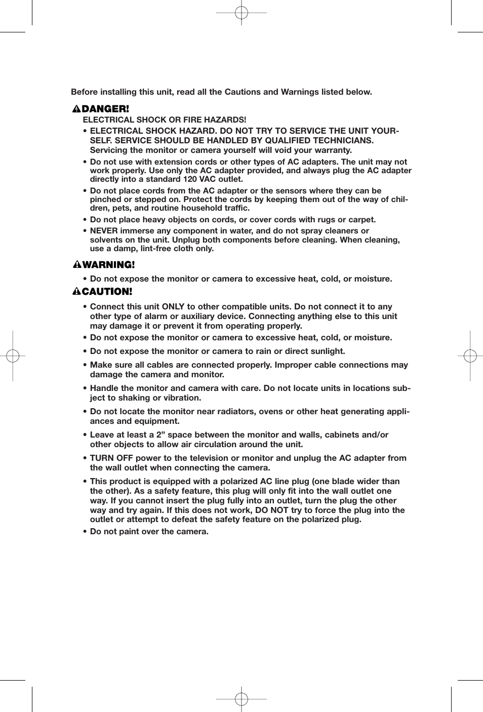 Basic safety information | First Alert FAS-124 User Manual | Page 2 / 8