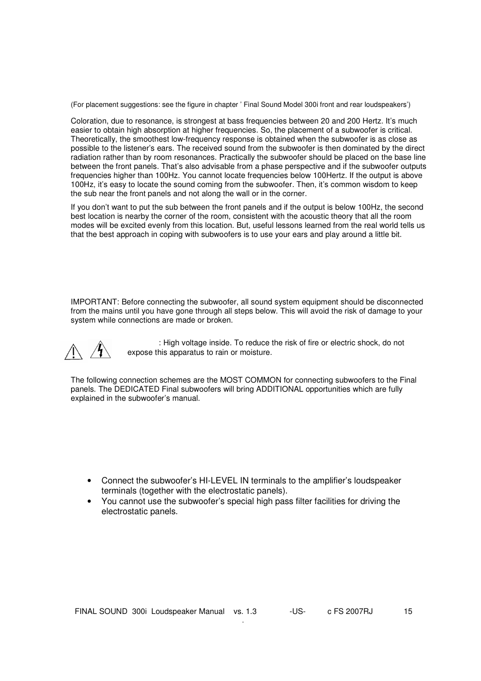 Final Sound Final 300i User Manual | Page 15 / 28