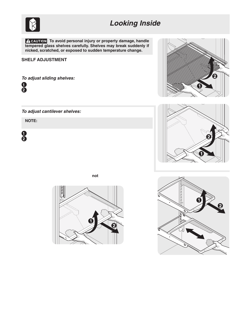 Looking inside | FRIGIDAIRE 241796900 User Manual | Page 9 / 20