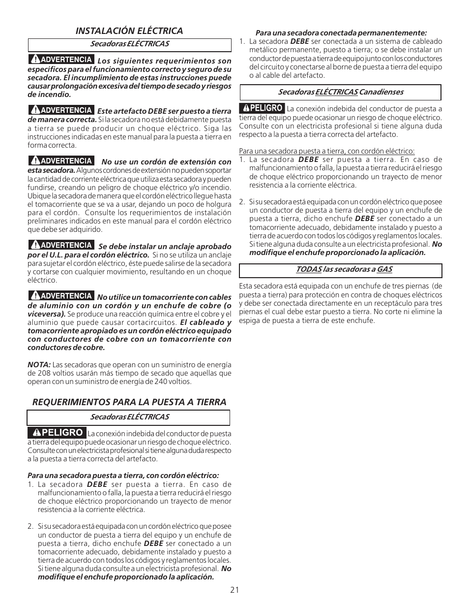 FRIGIDAIRE 134940700A User Manual | Page 21 / 24