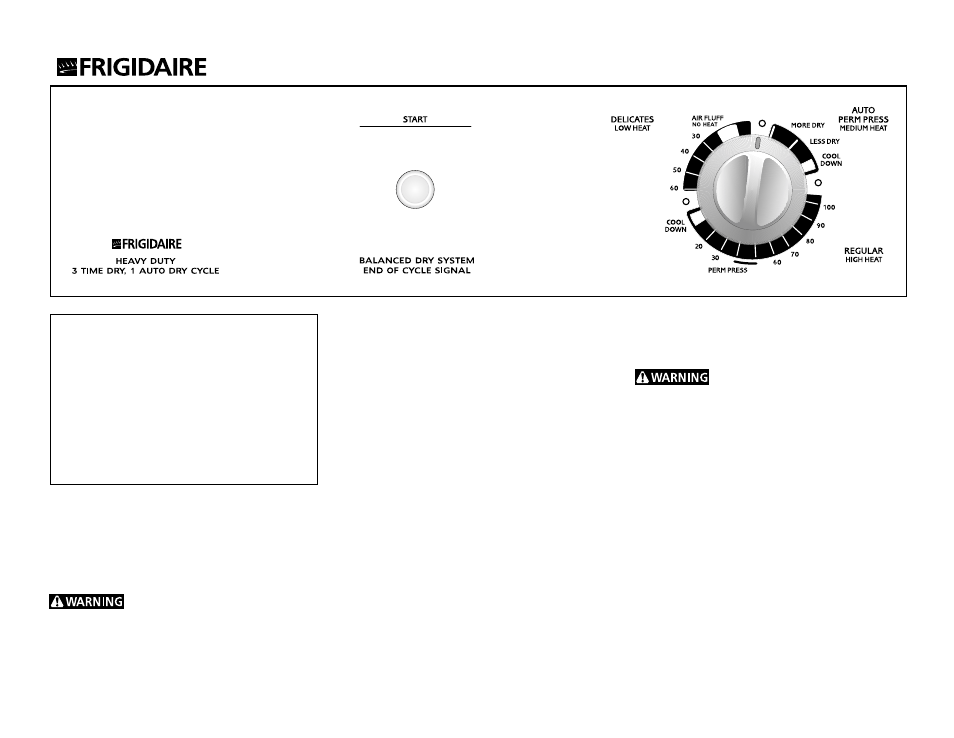 FRIGIDAIRE FDE7970E User Manual | 2 pages