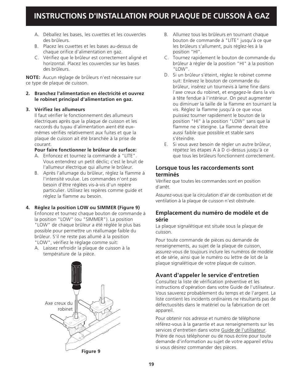 FRIGIDAIRE 318201451 User Manual | Page 19 / 20