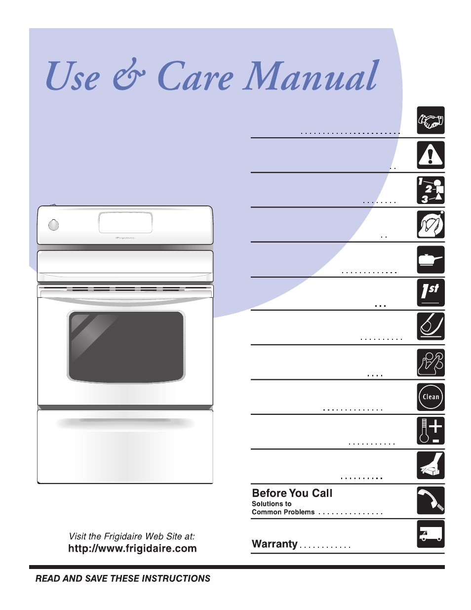 FRIGIDAIRE ES400 User Manual | 40 pages