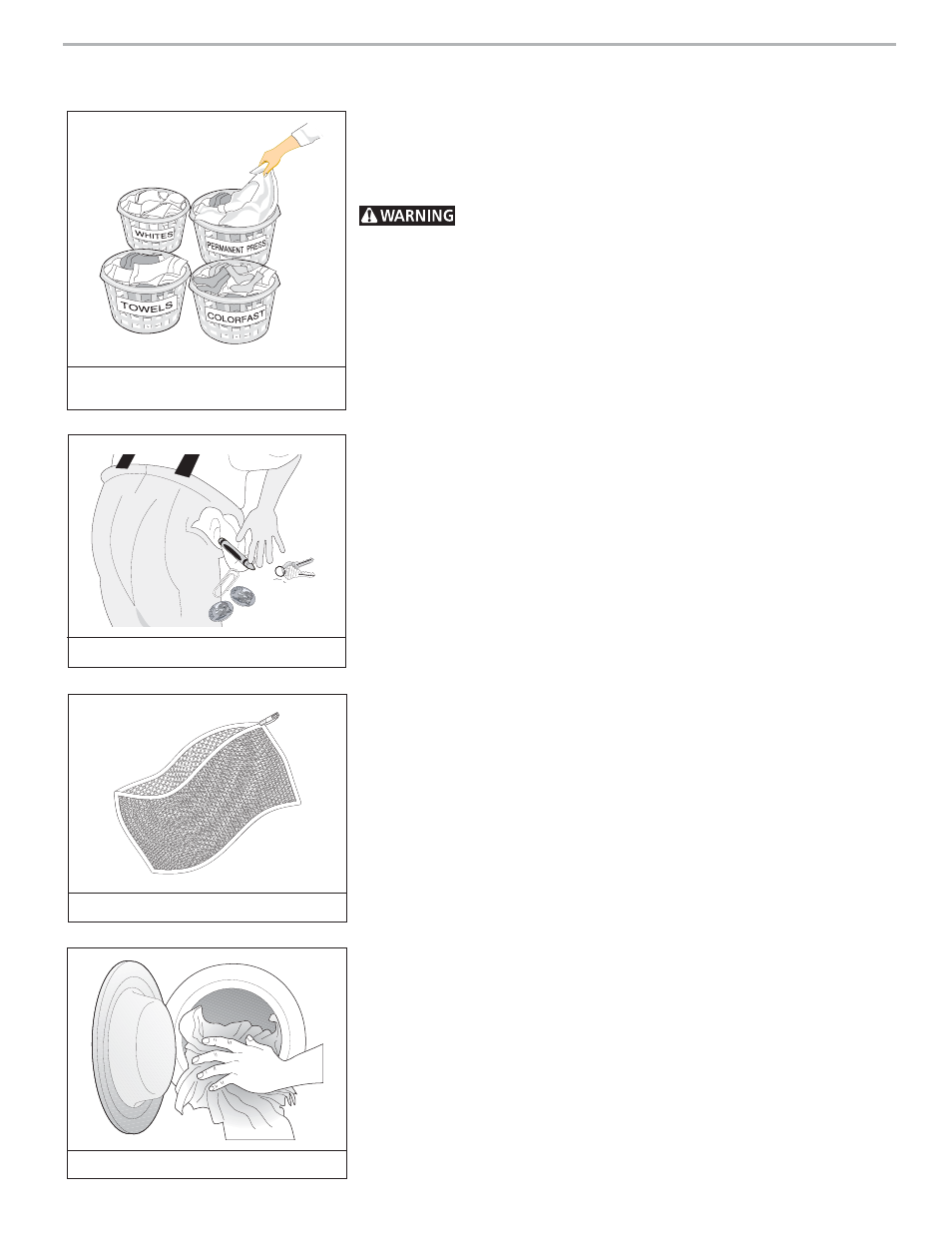 English washing procedures | FRIGIDAIRE 134305700B User Manual | Page 5 / 12