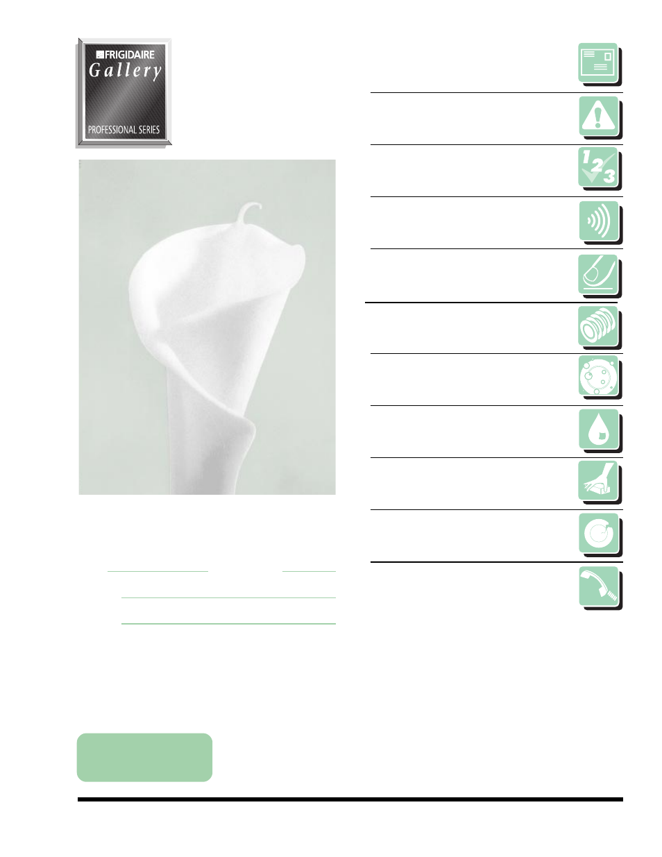 FRIGIDAIRE 900 User Manual | 22 pages