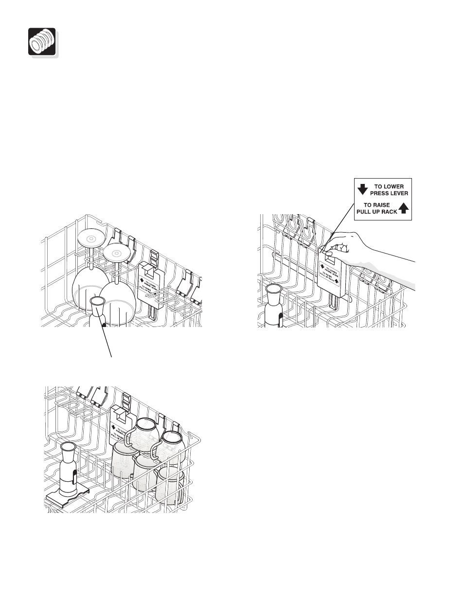 Preparing and loading dishes, Loading the top rack | FRIGIDAIRE 900 User Manual | Page 10 / 22