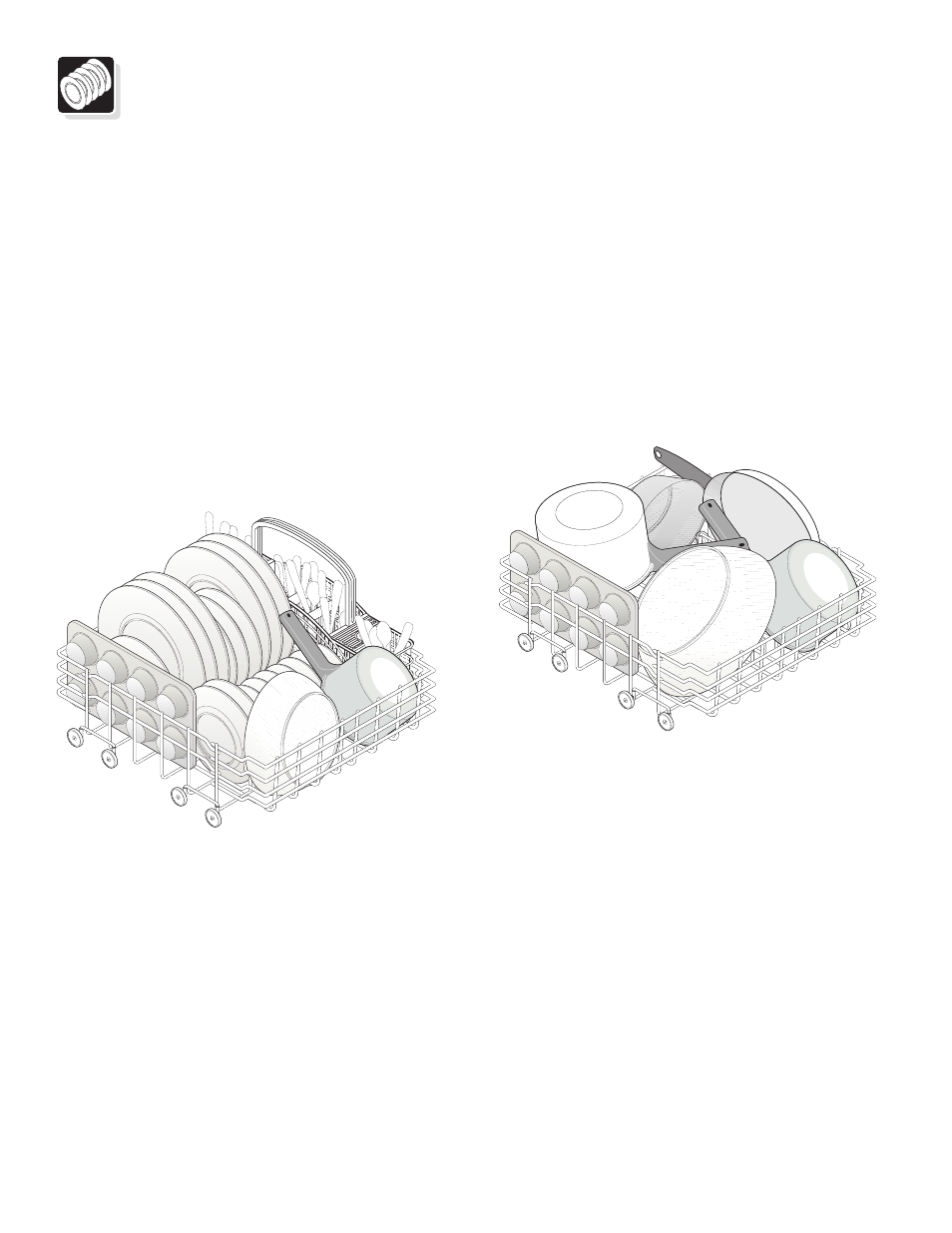 Preparing and loading dishes, Loading the bottom rack | FRIGIDAIRE 900 User Manual | Page 12 / 22
