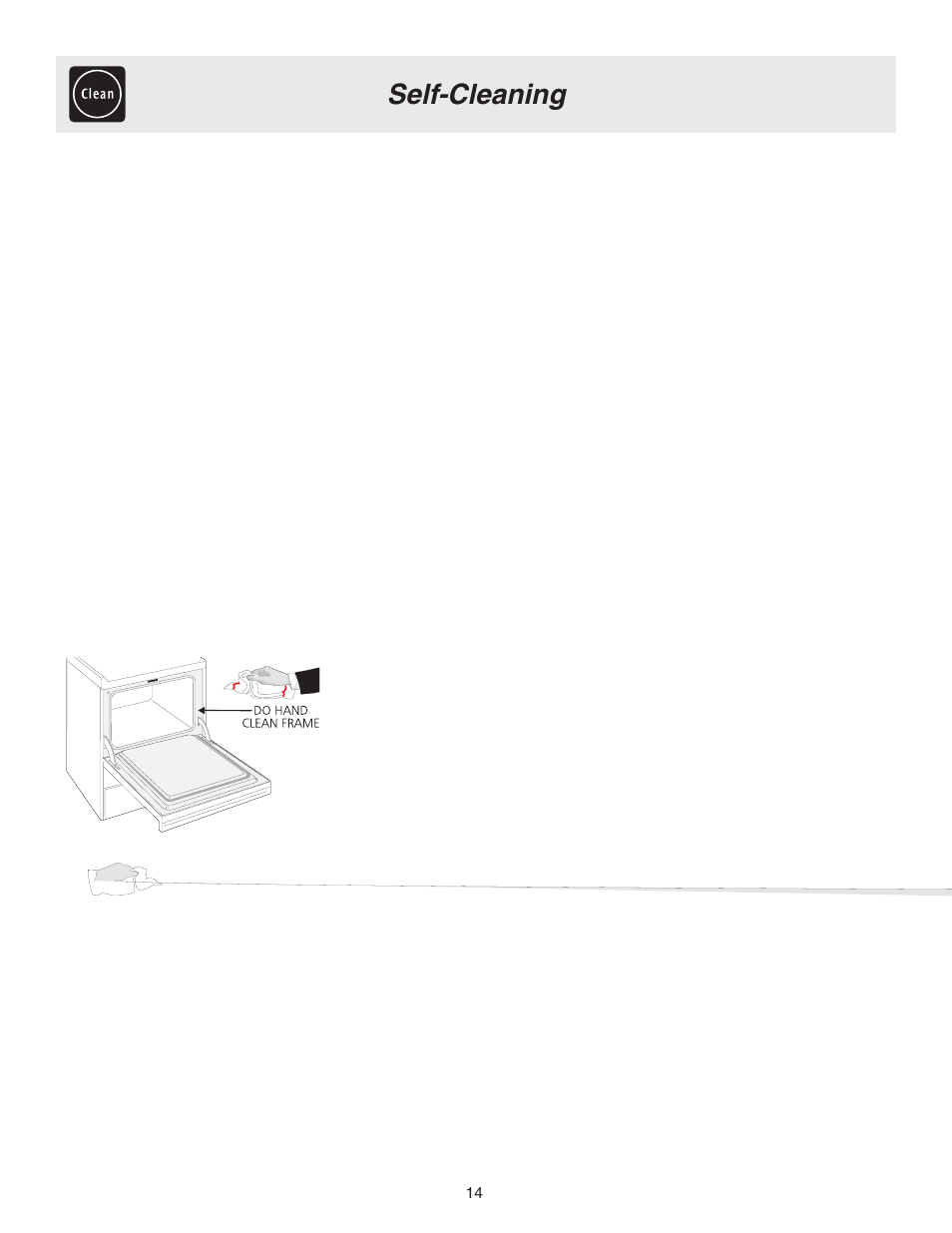 Self-cleaning | FRIGIDAIRE 316417130 User Manual | Page 14 / 20