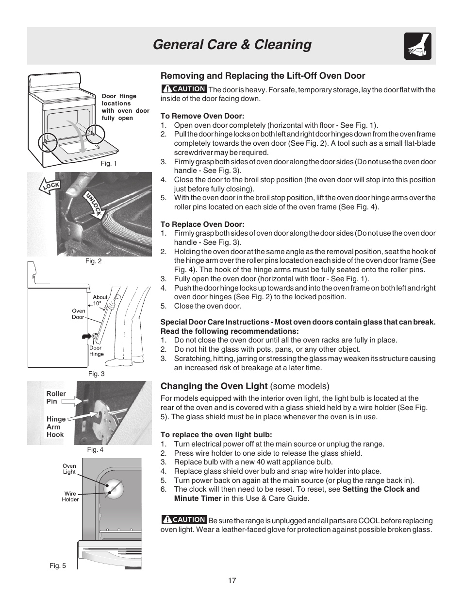 General care & cleaning | FRIGIDAIRE 316417130 User Manual | Page 17 / 20