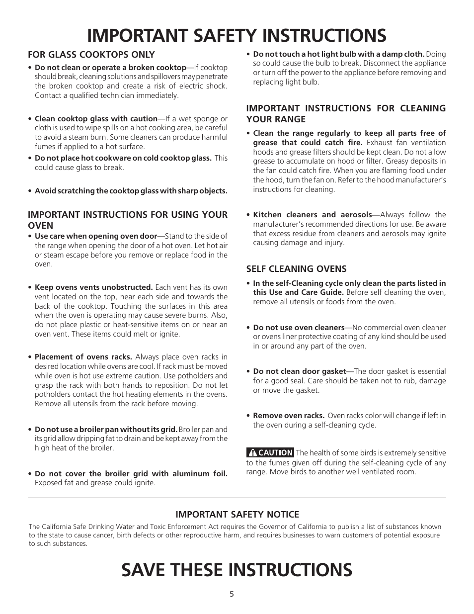 FRIGIDAIRE 318200710 User Manual | Page 5 / 28